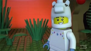 GLUE-VFX-3D-animation-LEGO-Shakespeare-donkey-scene-promotional-video